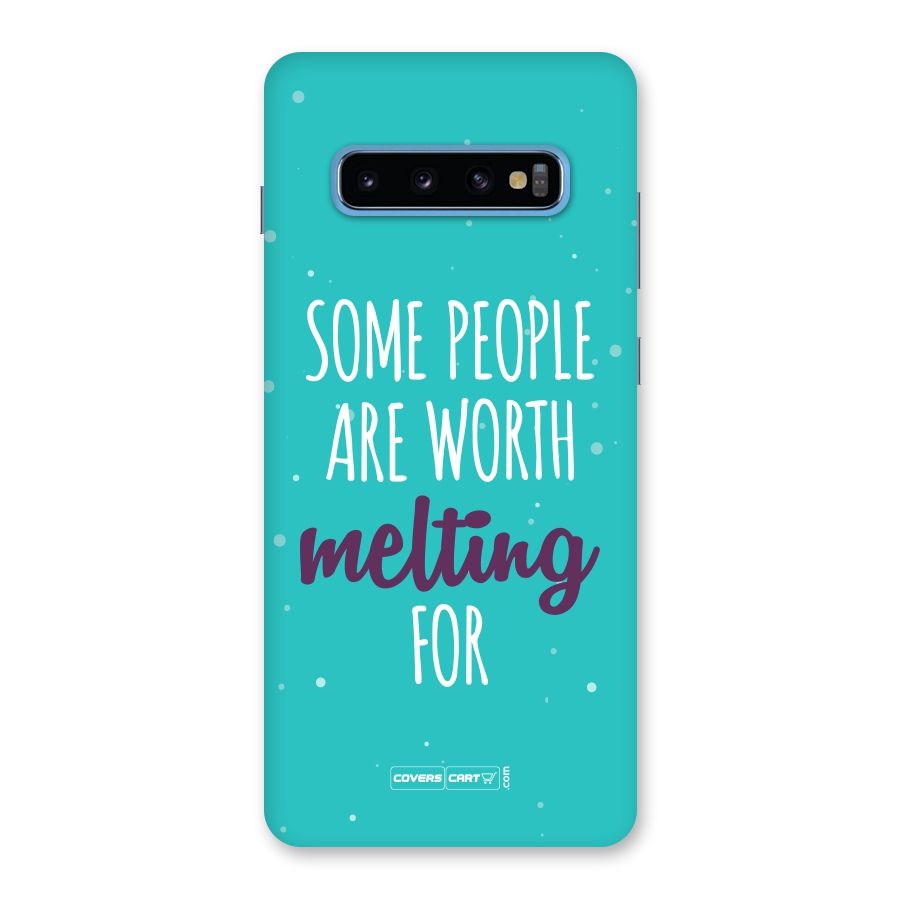Worth Melting For Back Case for Galaxy S10 Plus