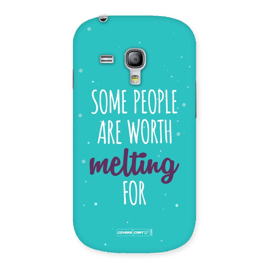 Worth Melting For Back Case for Galaxy S3 Mini