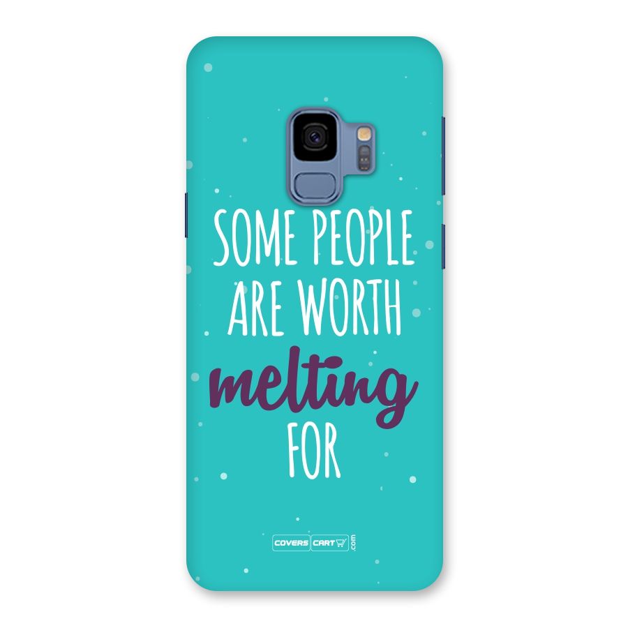 Worth Melting For Back Case for Galaxy S9