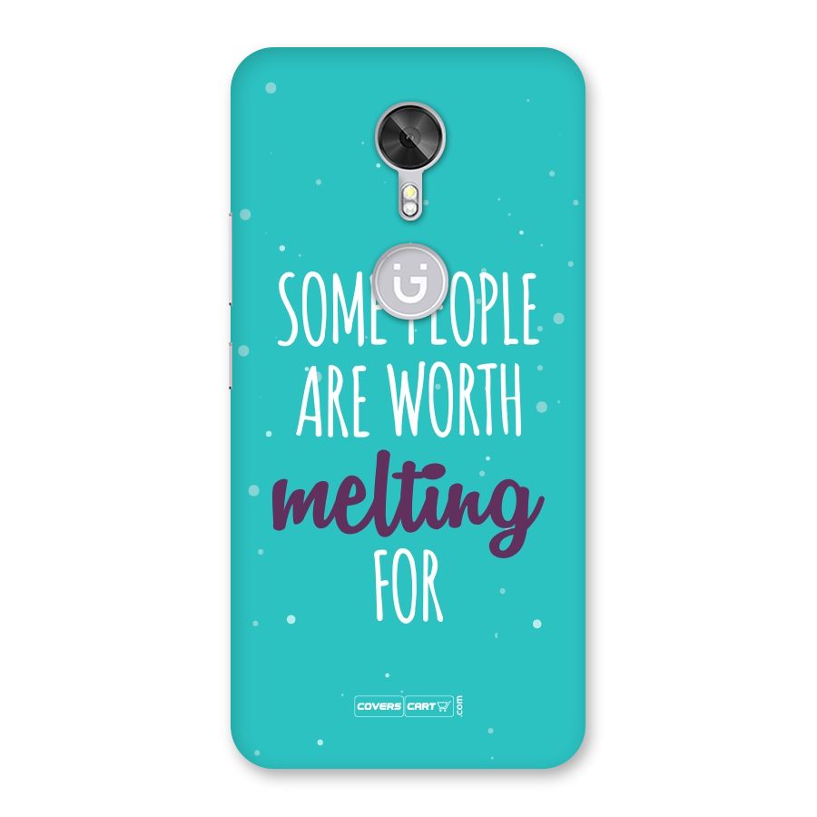 Worth Melting For Back Case for Gionee A1