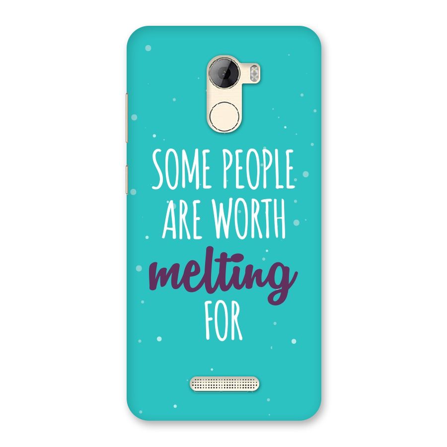 Worth Melting For Back Case for Gionee A1 LIte