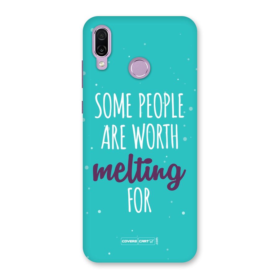 Worth Melting For Back Case for Honor Play