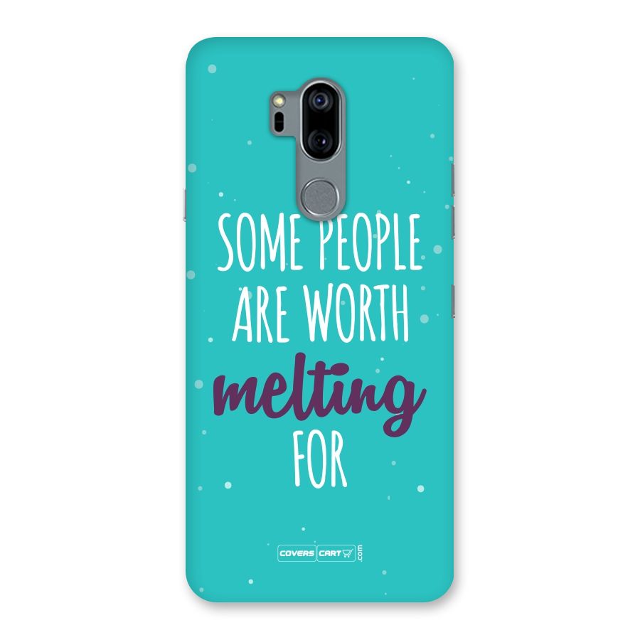 Worth Melting For Back Case for LG G7