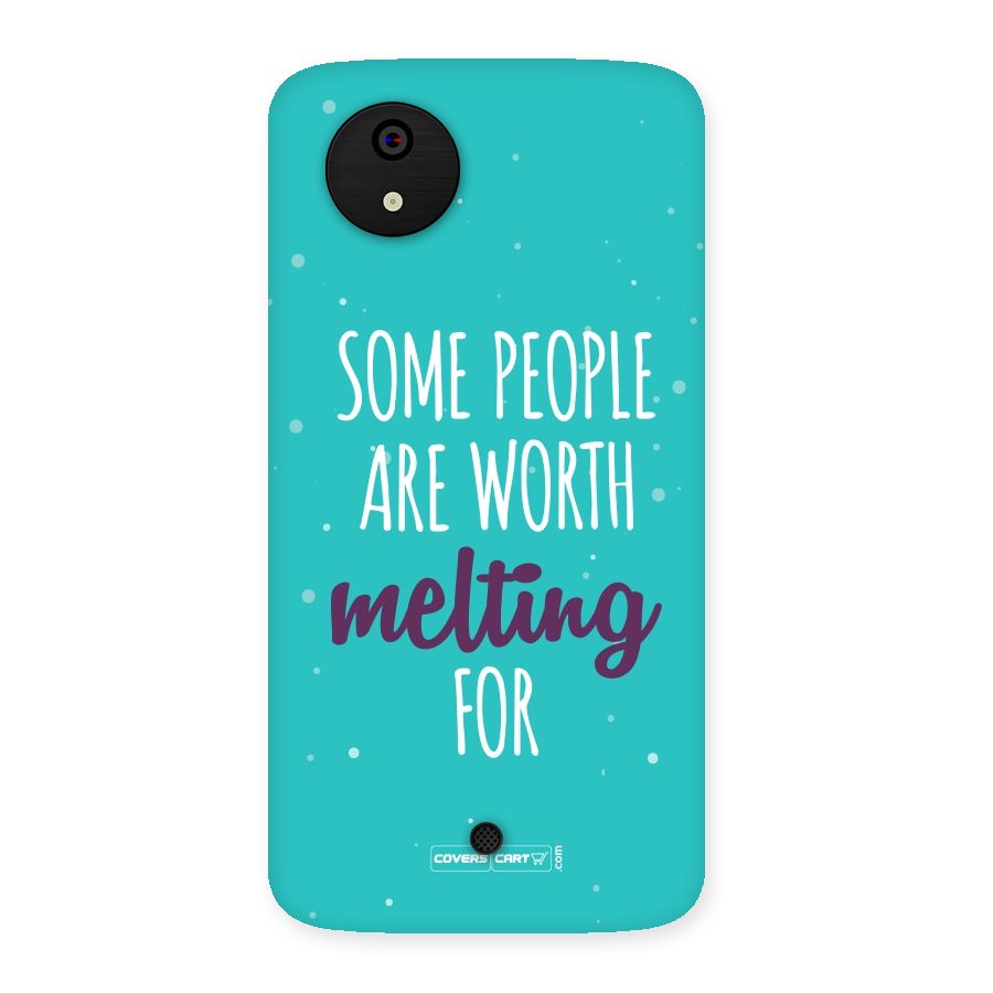 Worth Melting For Back Case for Micromax Canvas A1