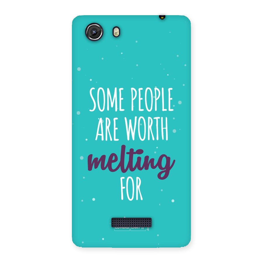 Worth Melting For Back Case for Micromax Unite 3