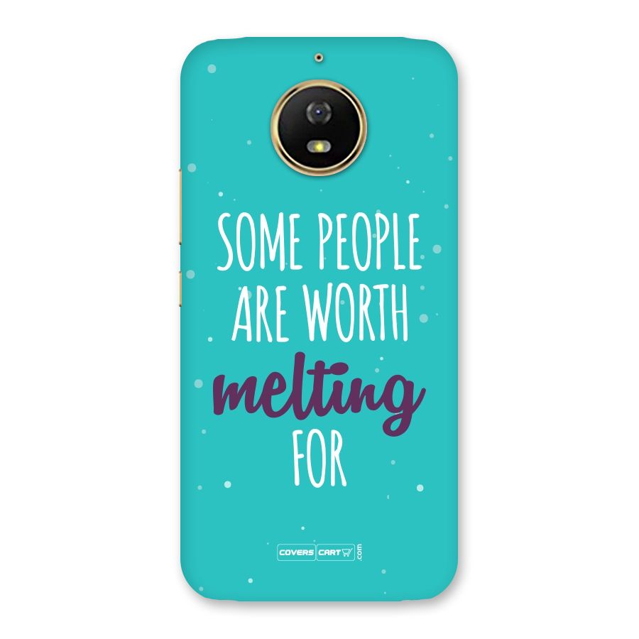 Worth Melting For Back Case for Moto G5s