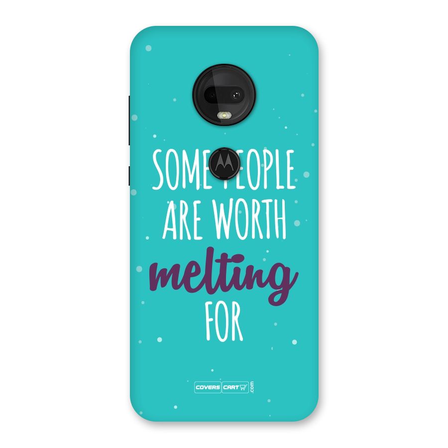 Worth Melting For Back Case for Moto G7