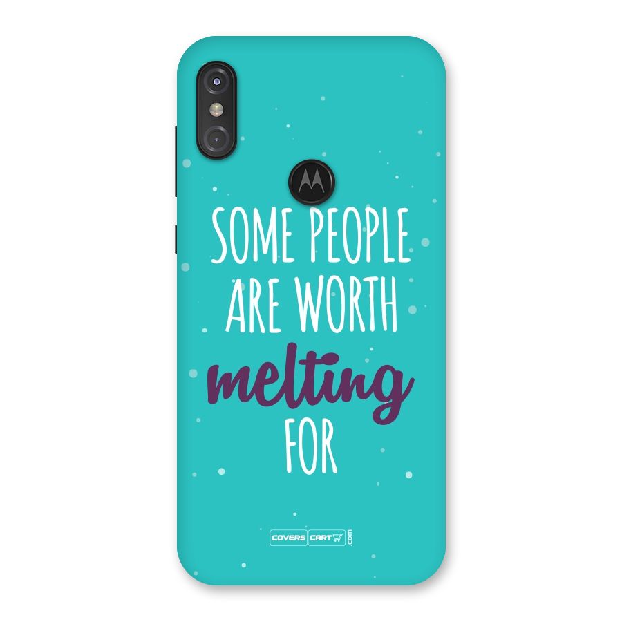 Worth Melting For Back Case for Motorola One Power