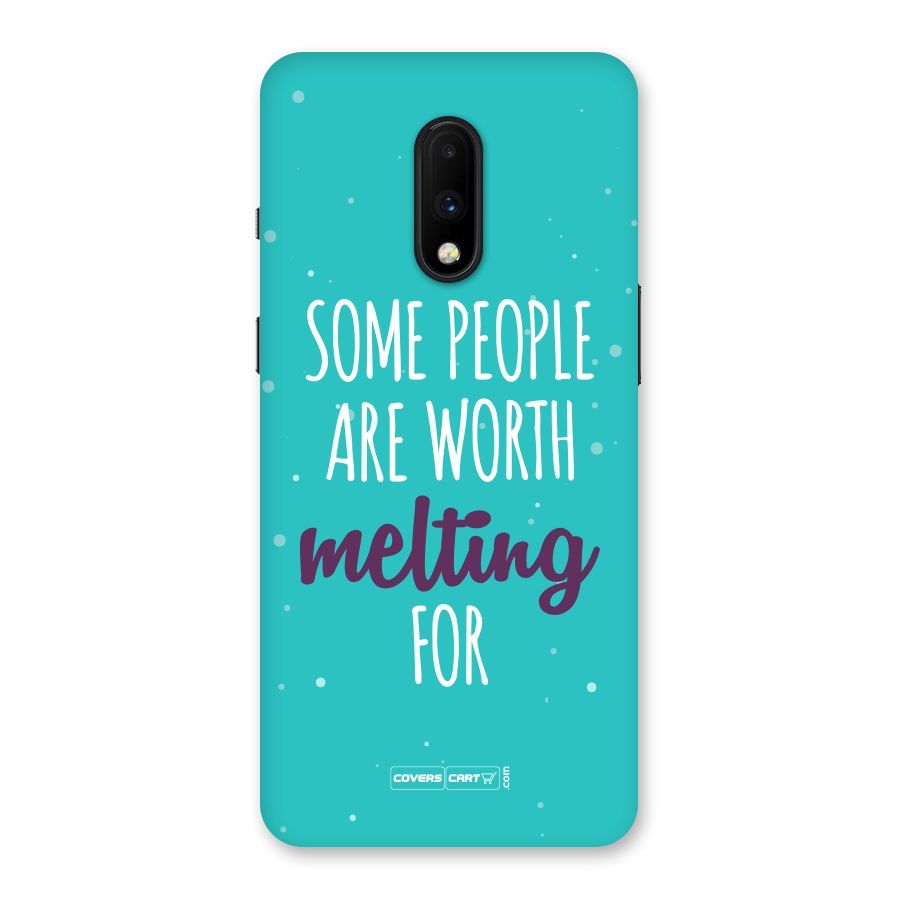 Worth Melting For Back Case for OnePlus 7