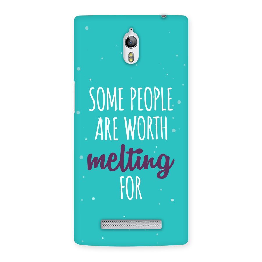 Worth Melting For Back Case for Oppo Find 7