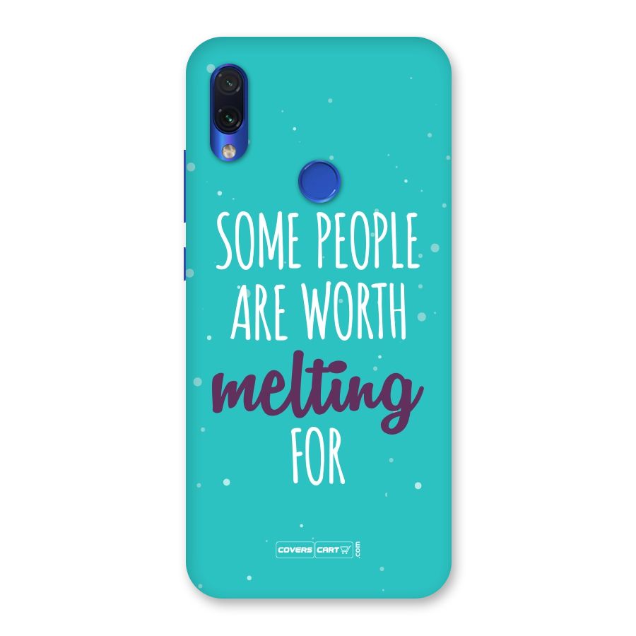 Worth Melting For Back Case for Redmi Note 7