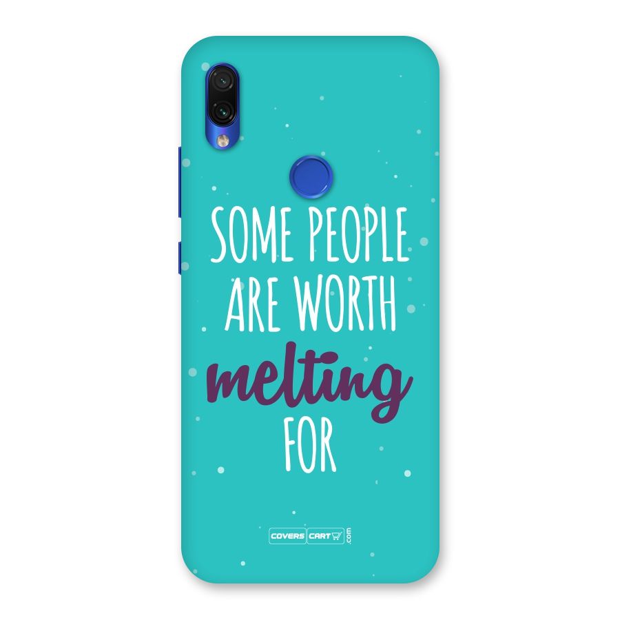 Worth Melting For Back Case for Redmi Note 7S