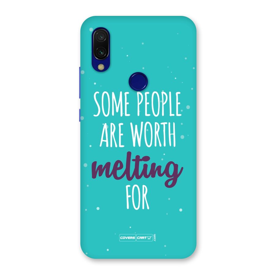 Worth Melting For Back Case for Redmi Y3