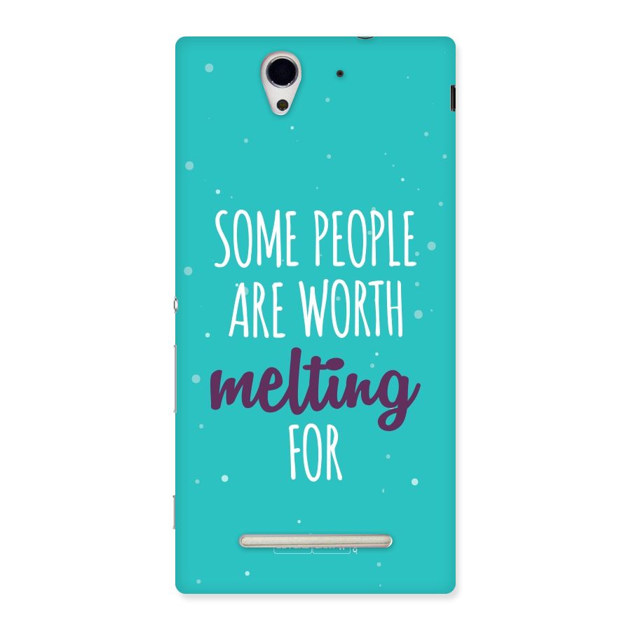 Worth Melting For Back Case for Sony Xperia C3