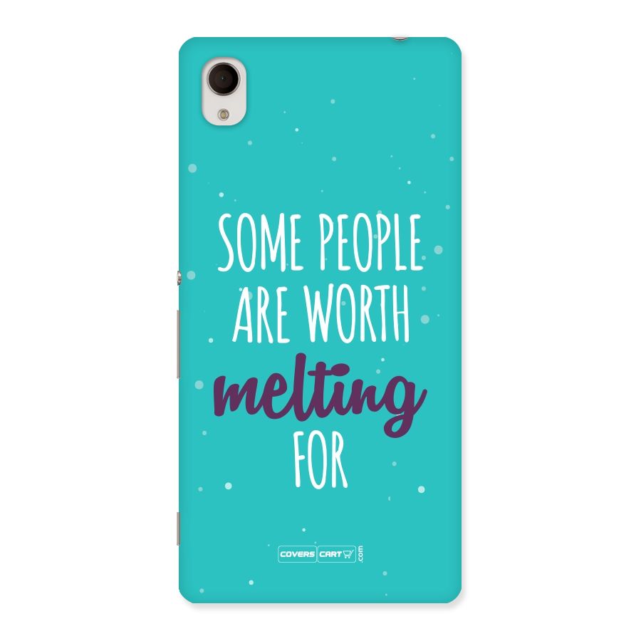 Worth Melting For Back Case for Sony Xperia M4