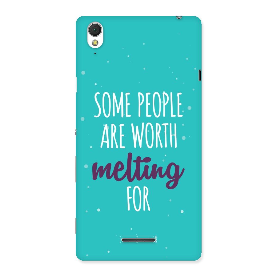 Worth Melting For Back Case for Sony Xperia T3