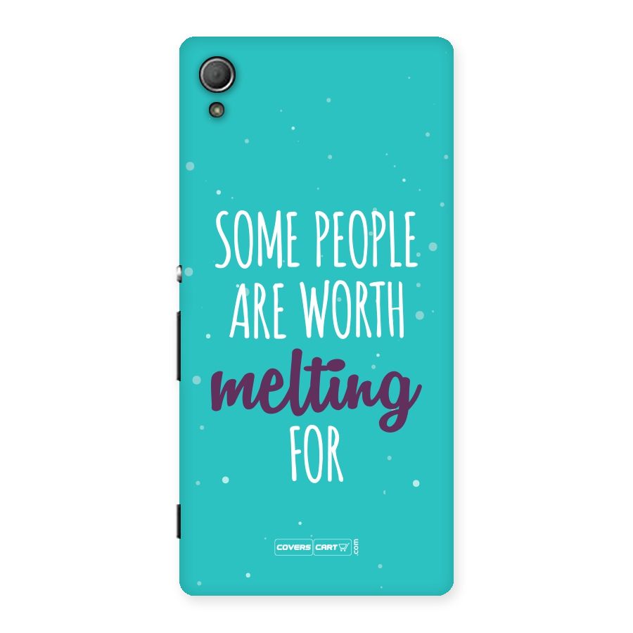 Worth Melting For Back Case for Xperia Z4