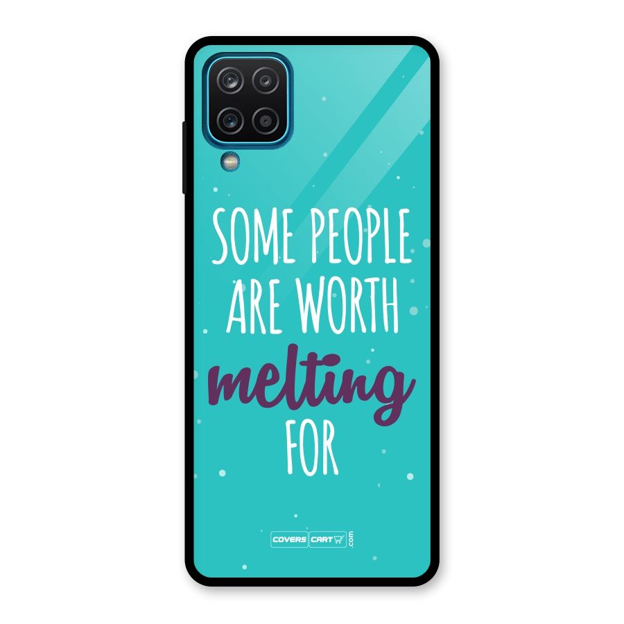 Worth Melting For Glass Back Case for Galaxy A12