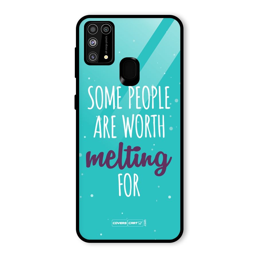 Worth Melting For Glass Back Case for Galaxy F41
