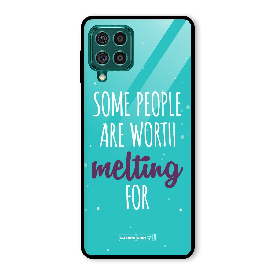 Worth Melting For Glass Back Case for Galaxy F62