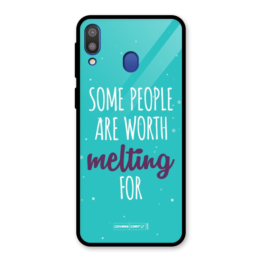 Worth Melting For Glass Back Case for Galaxy M20