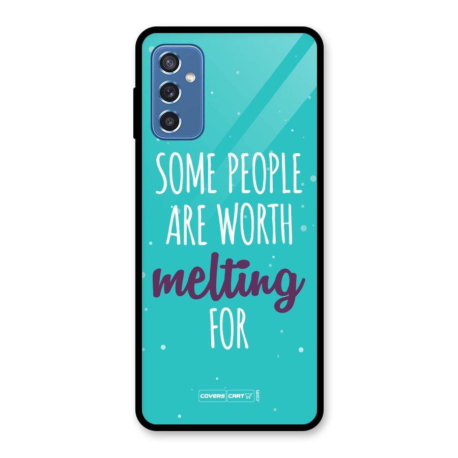 Worth Melting For Glass Back Case for Galaxy M52 5G