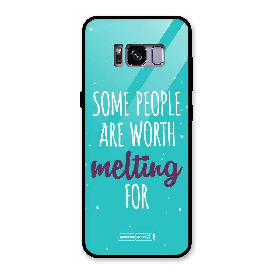 Worth Melting For Glass Back Case for Galaxy S8
