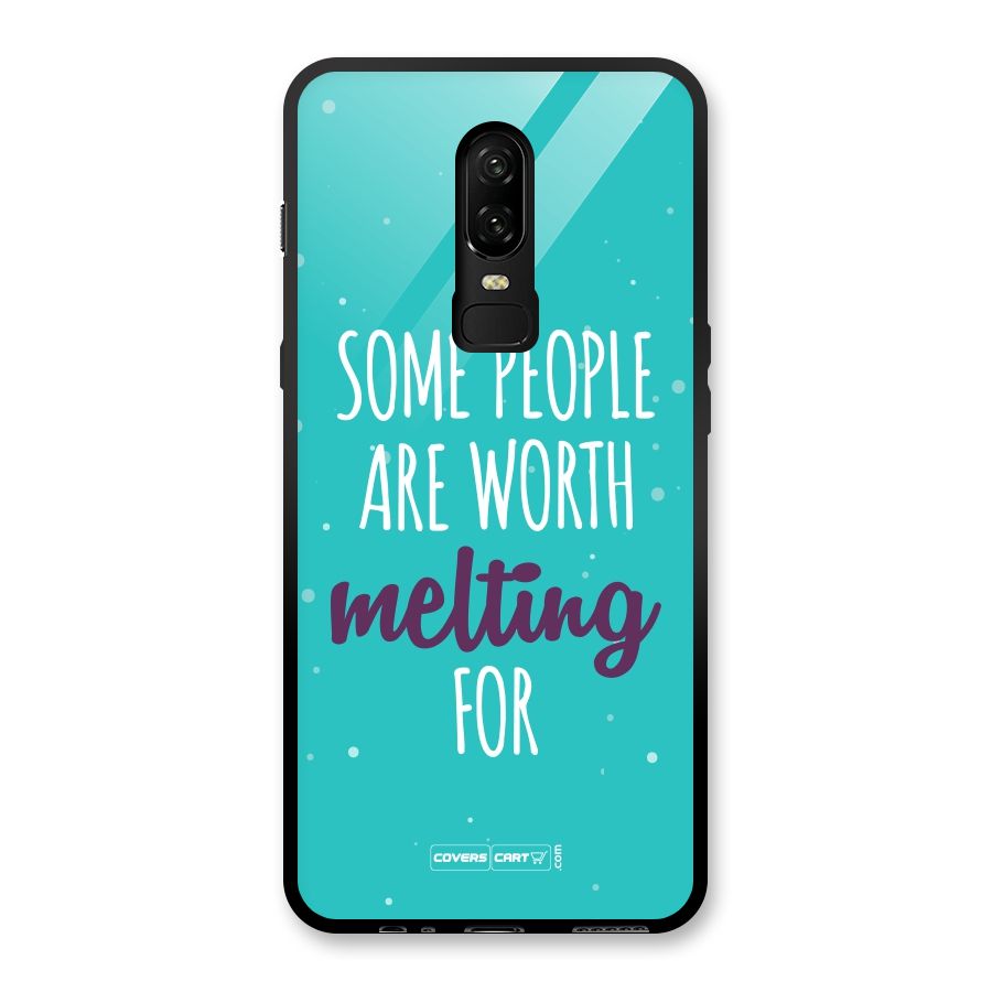 Worth Melting For Glass Back Case for OnePlus 6