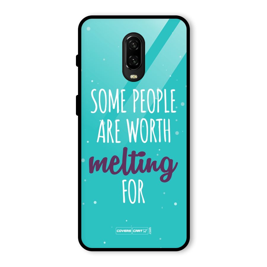 Worth Melting For Glass Back Case for OnePlus 6T