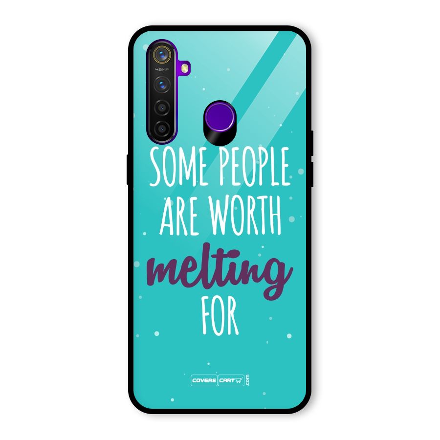 Worth Melting For Glass Back Case for Realme 5 Pro