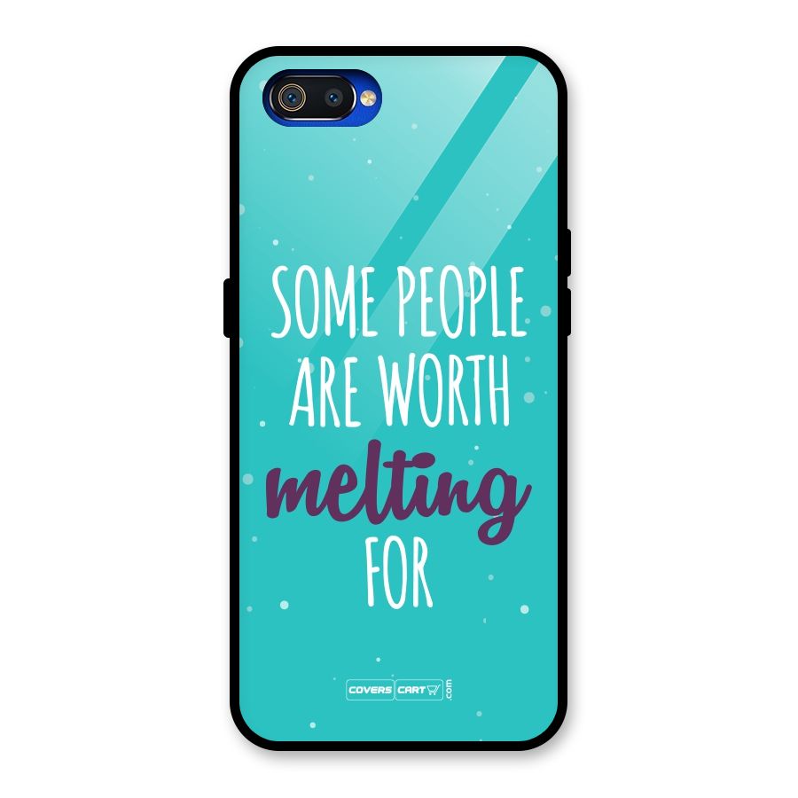 Worth Melting For Glass Back Case for Realme C2