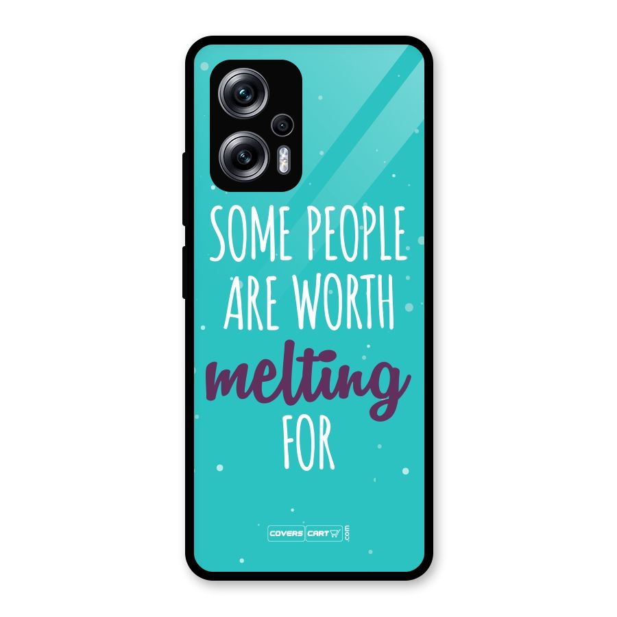 Worth Melting For Glass Back Case for Redmi K50i