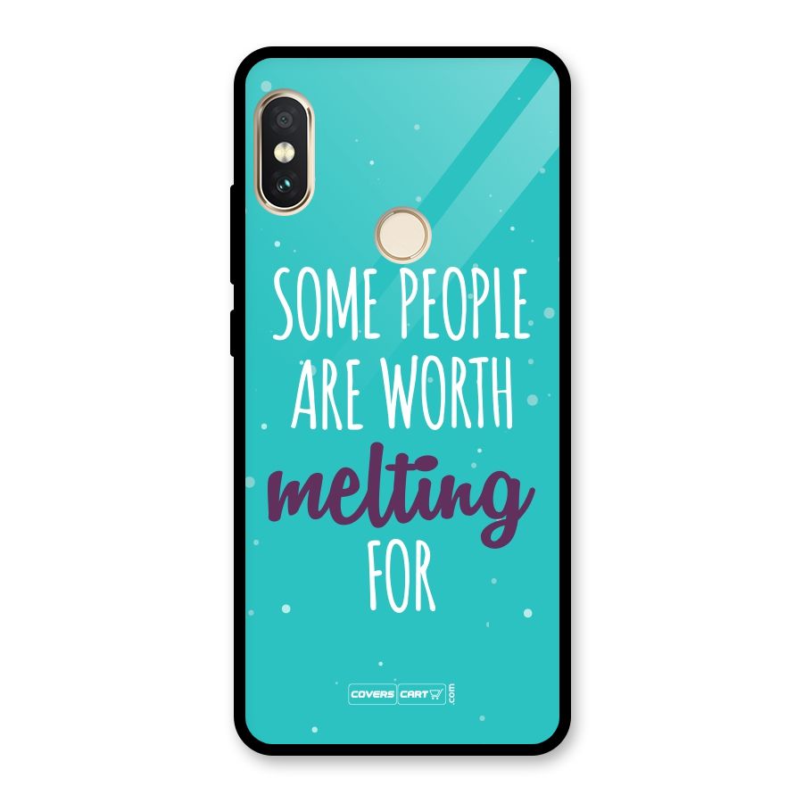 Worth Melting For Glass Back Case for Redmi Note 5 Pro