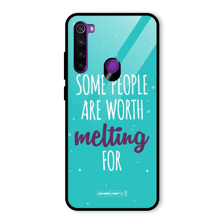 Worth Melting For Glass Back Case for Redmi Note 8