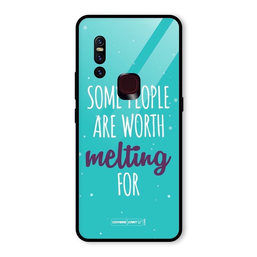 Worth Melting For Glass Back Case for Vivo V15