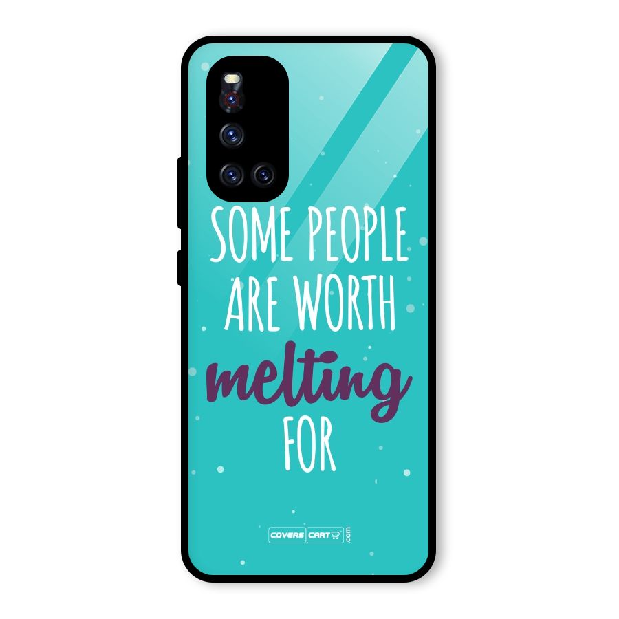 Worth Melting For Glass Back Case for Vivo V19