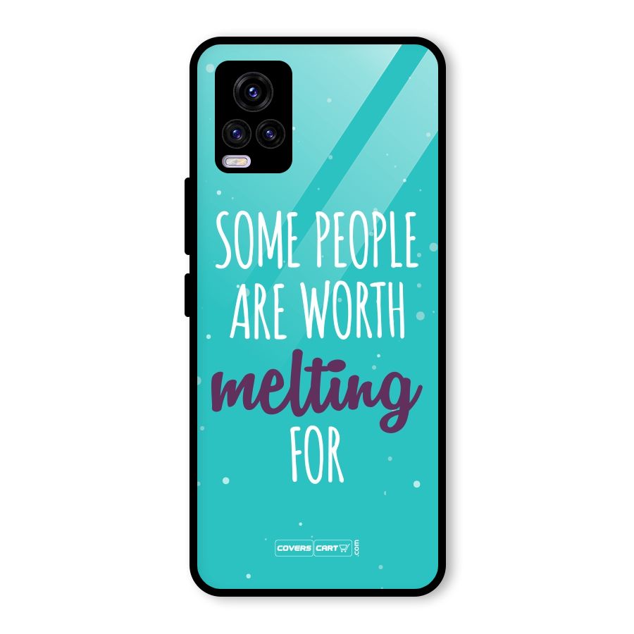 Worth Melting For Glass Back Case for Vivo V20