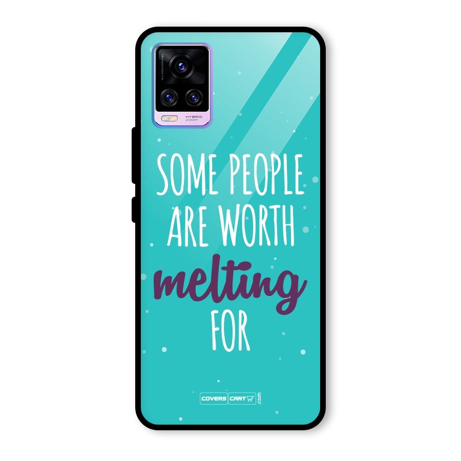 Worth Melting For Glass Back Case for Vivo V20 Pro