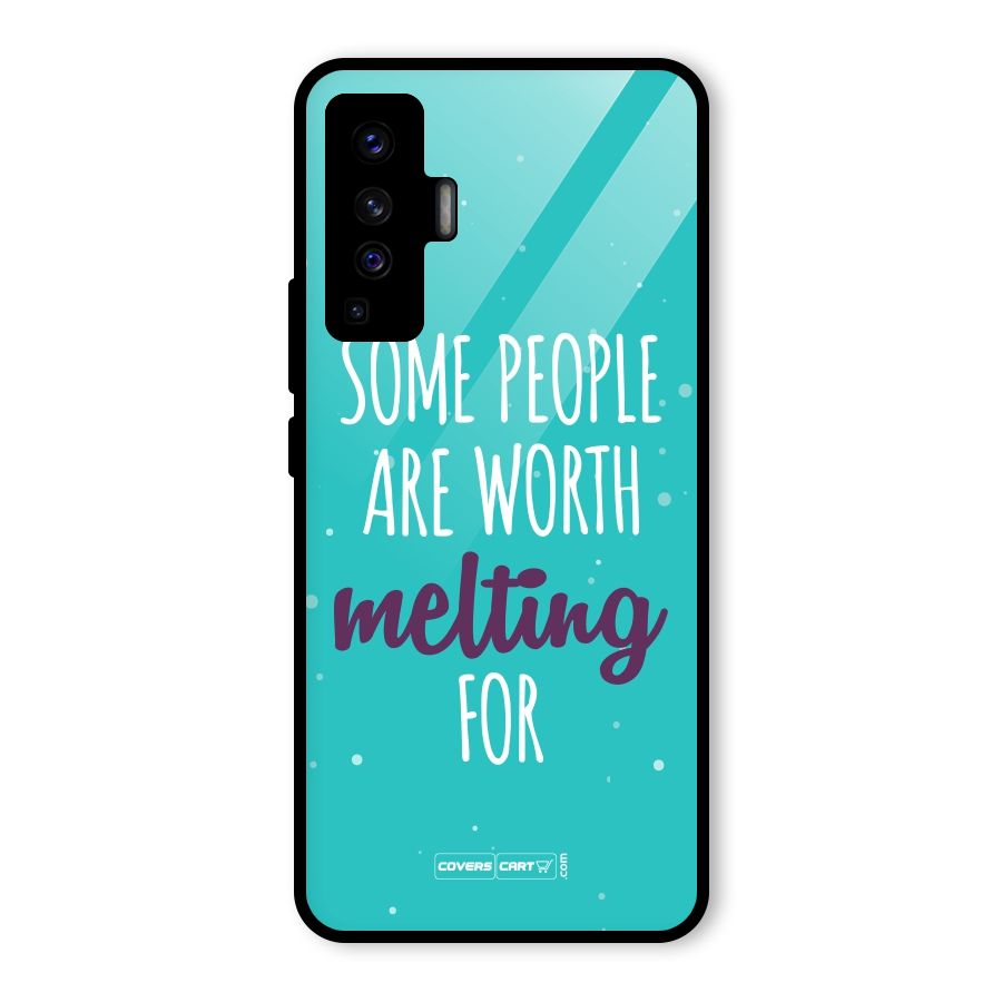 Worth Melting For Glass Back Case for Vivo X50