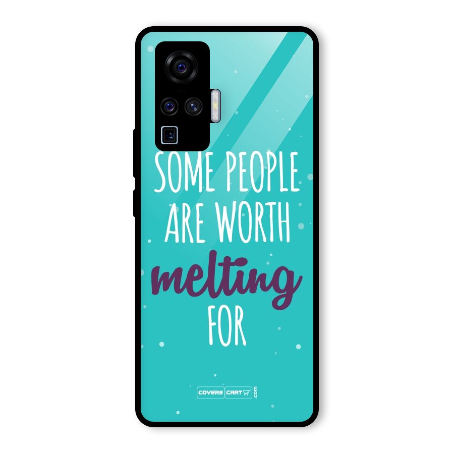 Worth Melting For Glass Back Case for Vivo X50 Pro
