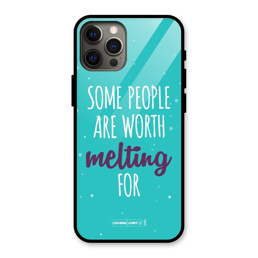 Worth Melting For Glass Back Case for iPhone 12 Pro Max