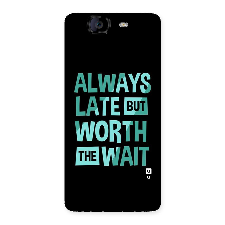 Worth the Wait Back Case for Canvas Knight A350