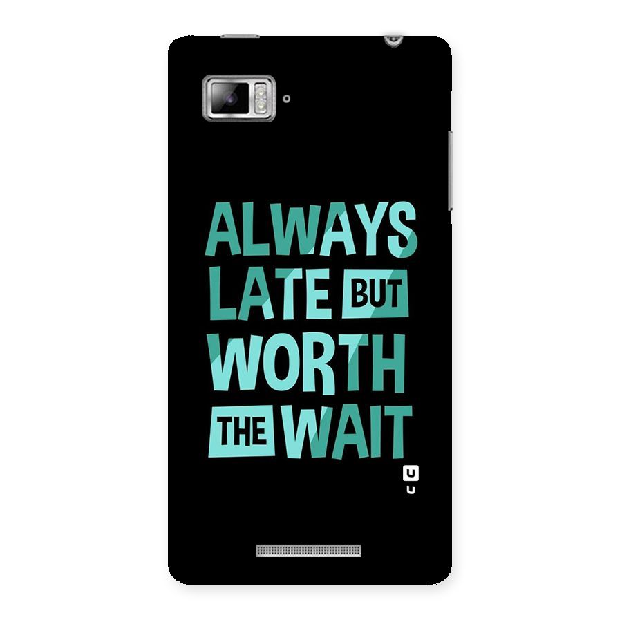 Worth the Wait Back Case for Lenovo Vibe Z K910