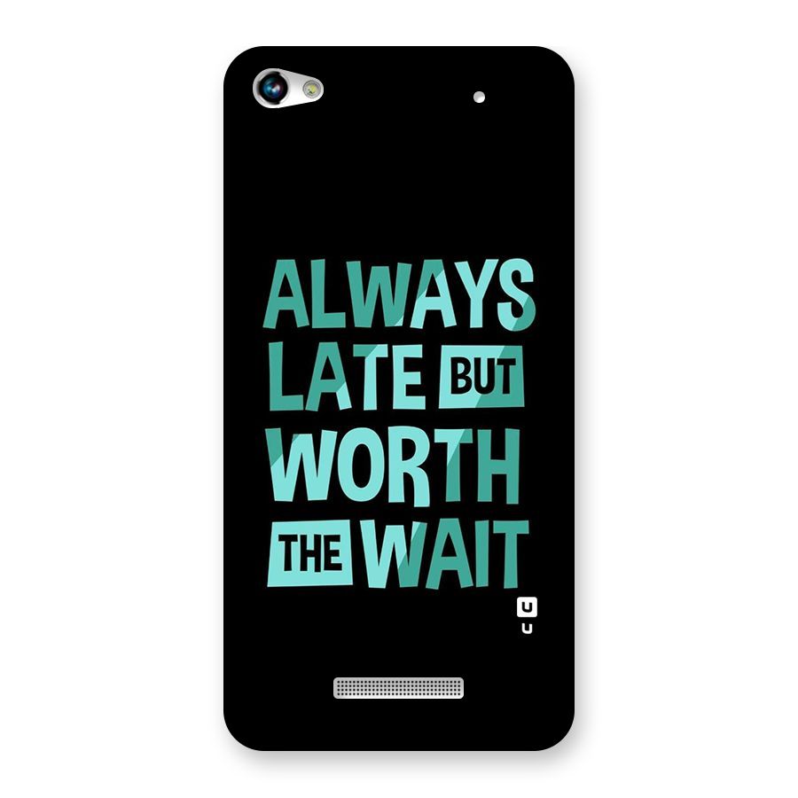 Worth the Wait Back Case for Micromax Hue 2