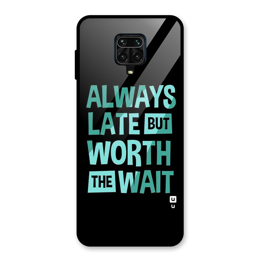 Worth the Wait Glass Back Case for Poco M2 Pro