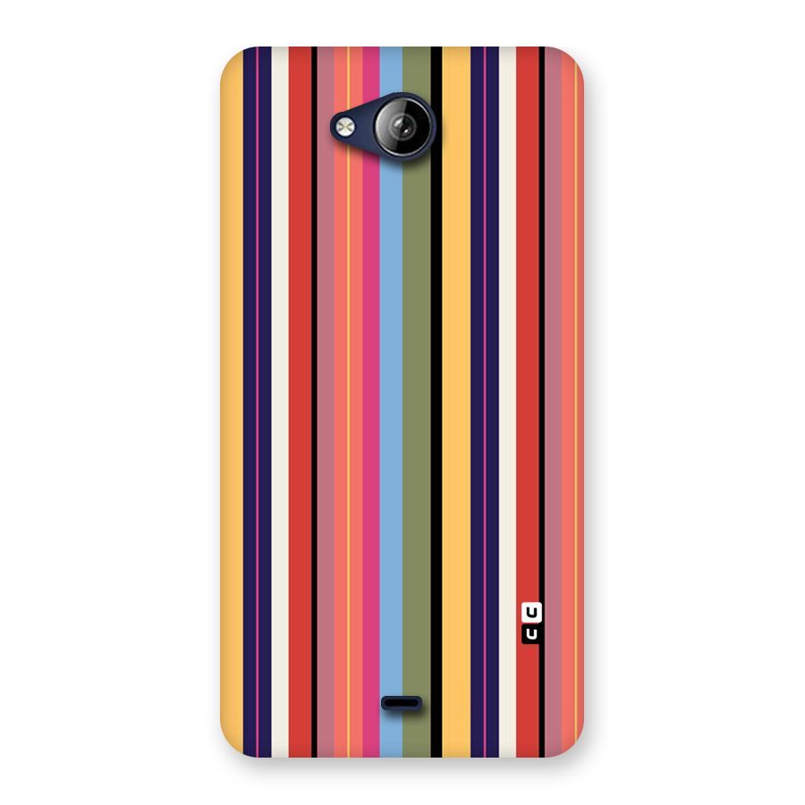 Wrapping Stripes Back Case for Canvas Play Q355