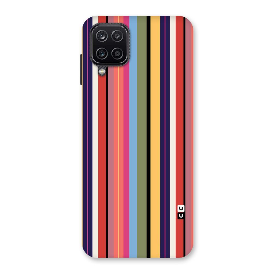 Wrapping Stripes Back Case for Galaxy A12