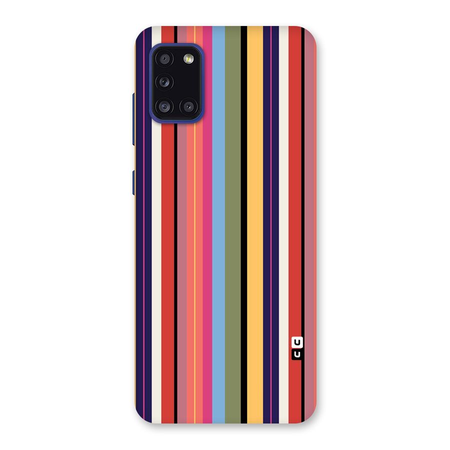 Wrapping Stripes Back Case for Galaxy A31