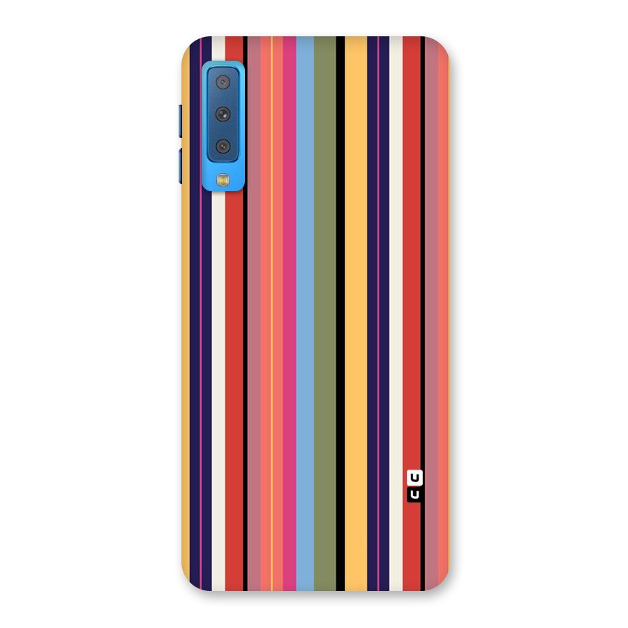 Wrapping Stripes Back Case for Galaxy A7 (2018)