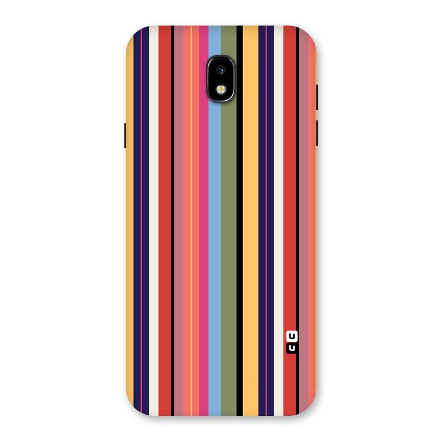Wrapping Stripes Back Case for Galaxy J7 Pro
